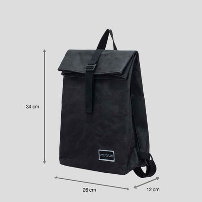 Paper & Sons nachhaltiger  Rucksack aus Kraftpapier Maße